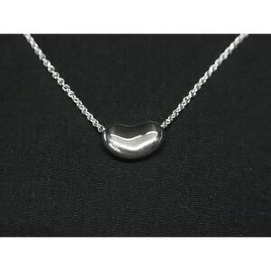 TIFFANY Co Elsa Peretti Bean necklace silver